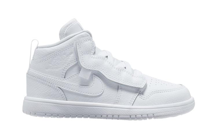 Kids' Sneakers Jordan 1 Mid Alt Triple White (PS) White/White-White