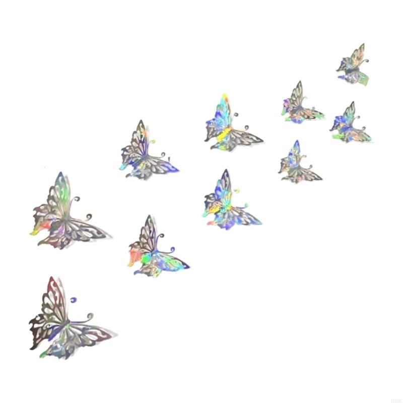 Hollow Butterfly Wall Decals Wall Decoration 3D Butterflies Wall Sticker Gift