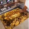 Tree of Life Theme Soft Crystal Velvet Rug Custom Name & Text Print Non Slip Floor Rug for Bedroom Living Room