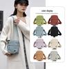 ChiBao Women's Summer Nylon Crossbody Bag - Lightweight, Wear-Resistant, Portable, Casual Small Square Bag.