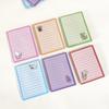 Colorful Striped Self-Adhesive Sticky Notes Memo Pad