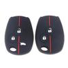 1Pcs Silicone Car Key Case Remote Car Key Cover Car Key Protector 2/3 Buttons Key Fob Cover Keys Accessories