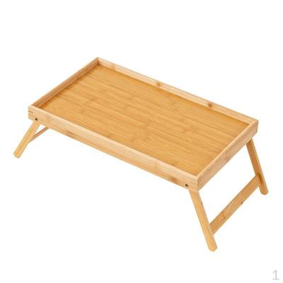 Bed Tray Table with Folding Legs Breakfast for Sofa Working