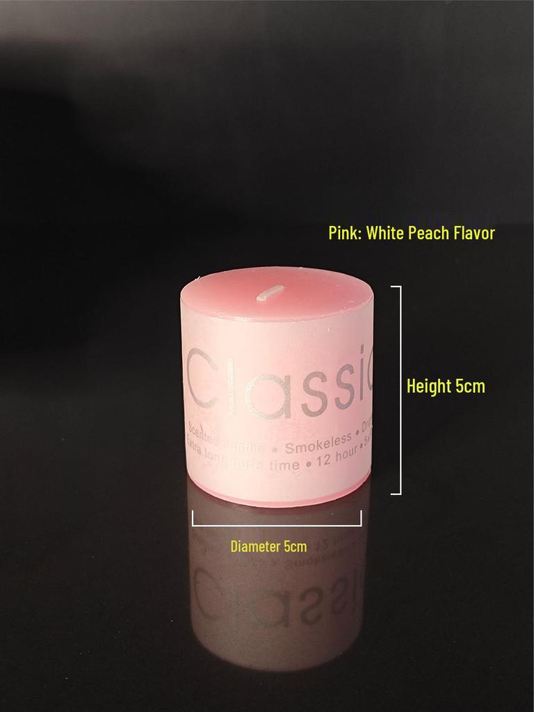 Set of 3 Aromatherapy Candles with Holders – Smokeless, Fragrant, and Ideal for Emergencies or Romantic Occasions.