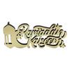 24TE Eid Mubaras Pattern Acrylic Mirror Table Ornaments Table Decor for House Table