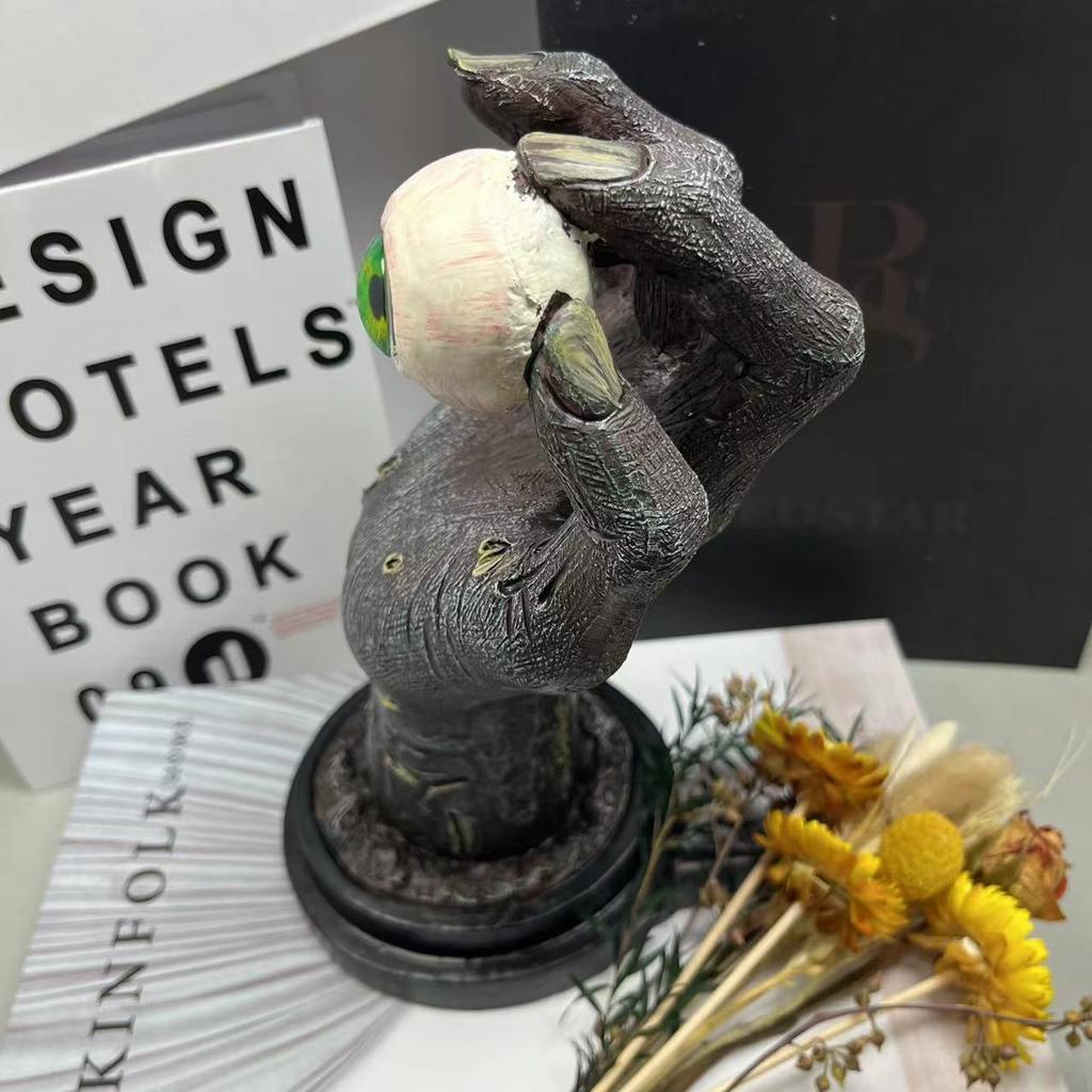 Halloween Decorations Resin Gothic Witch Hand & Eye Devil Woman's Hand Home Decoration Accessories Living Room Ornaments