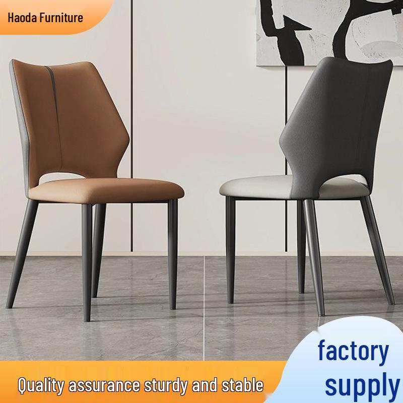 Italian Style Luxury Dining Chair - Comfortable Backrest for Home, Restaurant, Hotel, or Conference Room.