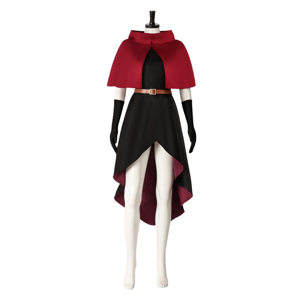 Halloween Anime Dungeon Meshi Linza Cosplay Costume Role Playing Outfit with Top Skirt and Accessories Multiple Sizes