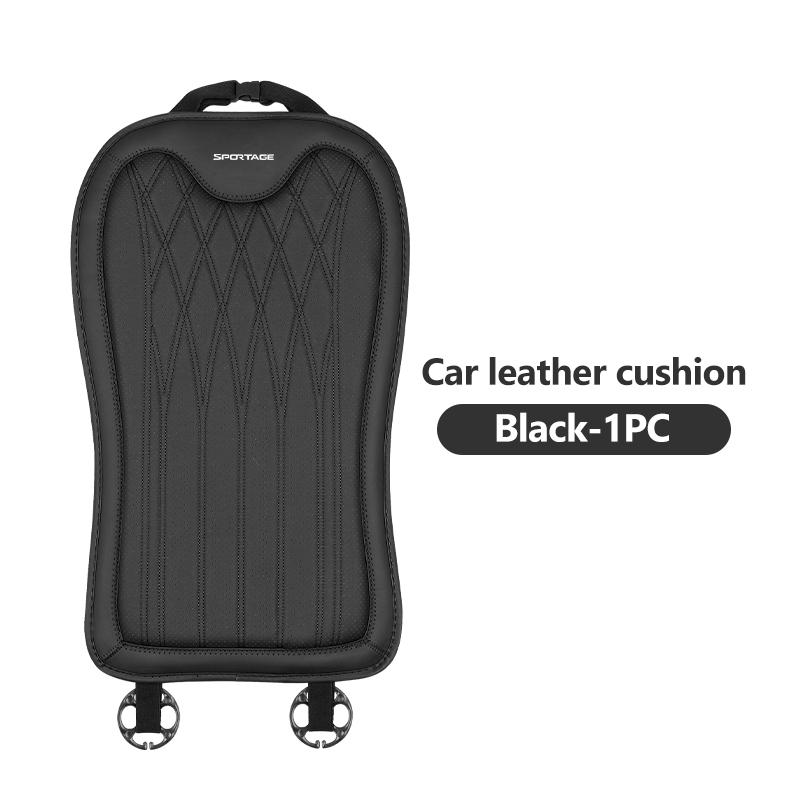 Leather Car Seat Booster Cushion Breathable Non-slip Pad For KIA Sportage Rio Ceed Niro Soul Stonic Proceed Sorento
