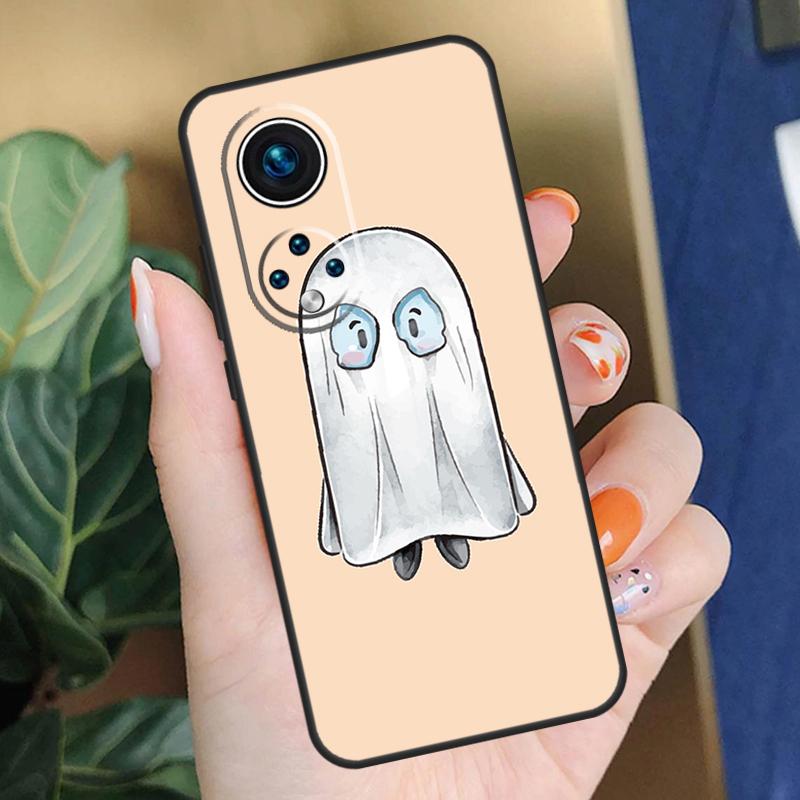 Süße Halloween-Geisterhülle für Honor 200 Pro 50 70 90 X9a X8a X8 X9 X8b X9c X9b Honor Magic 5 6 Lite 7 Pro Abdeckung