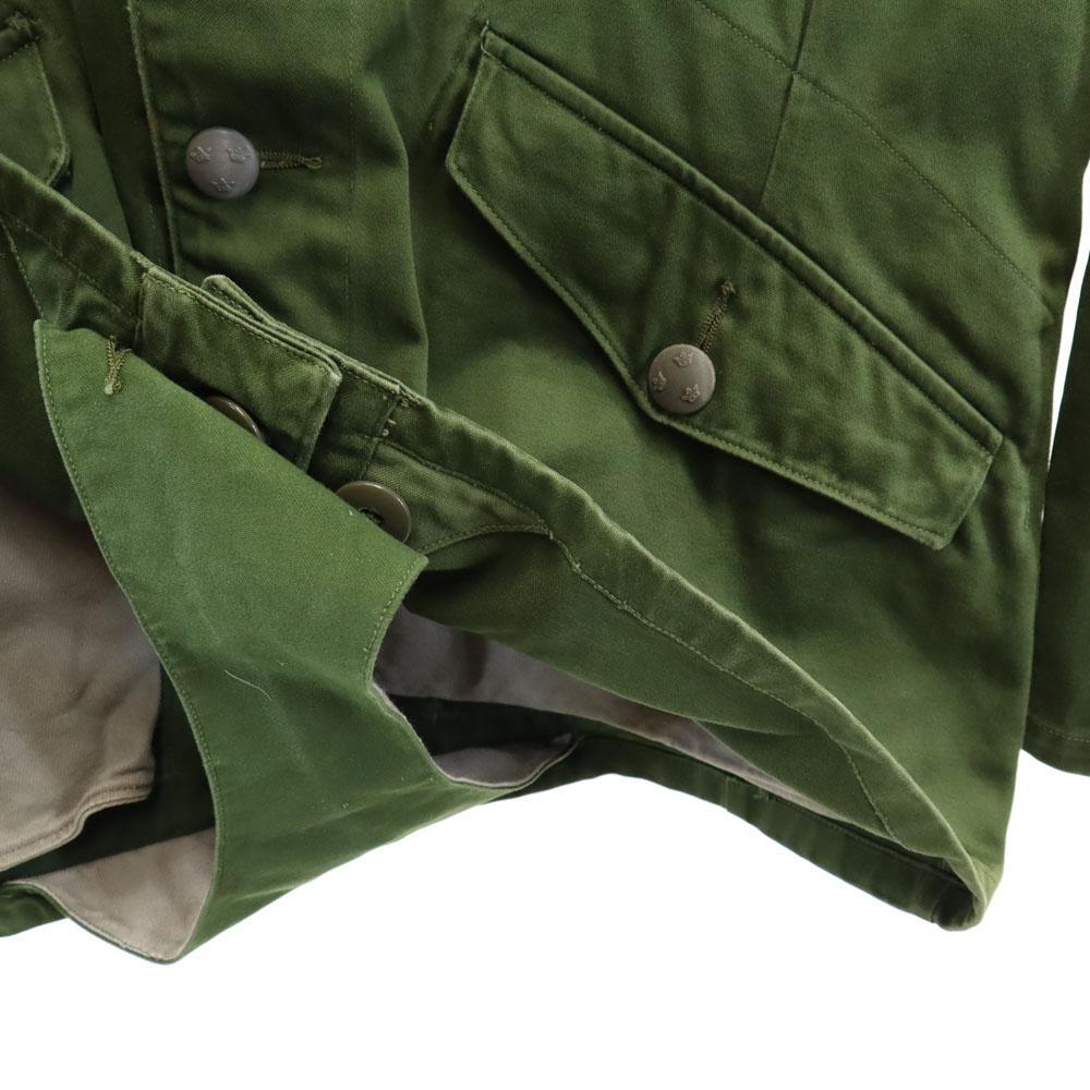 SWEDENISH ARMY 70s Vintage M-59 Field Jacket D96 Khaki Military Men's Used
