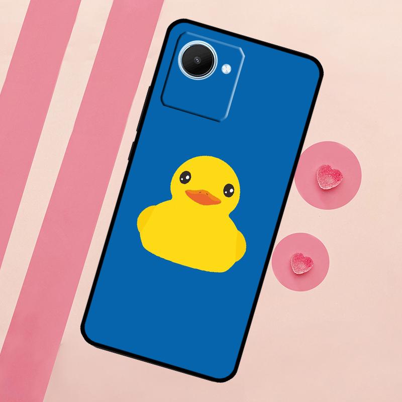Cartoon Duck Knife For Realme C67 C75 C63 C61 C71 C55 C51 C65 C53 10 11 12 13 14 15 Pro Plus GT6 GT7 Pro Case
