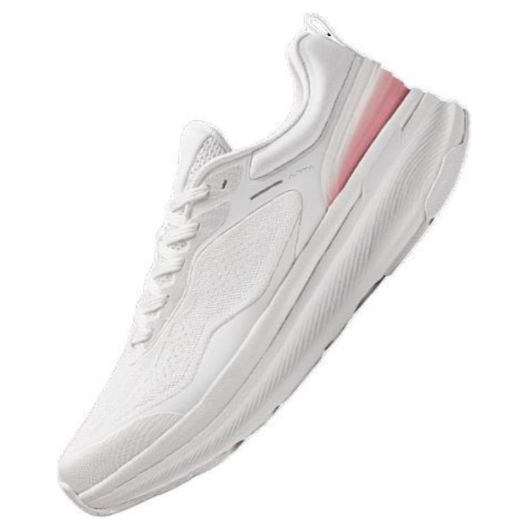 New Anta Divine Travel 9 Slip Resistant, Abrasion Resistant, Breathable Low Top Casual Shoes Women's White Pink 122447718-1