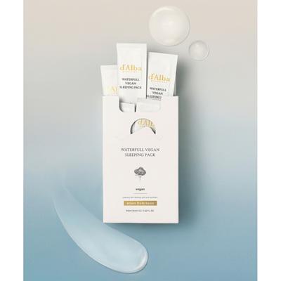 D Alba Waterful Vegan Sleeping Pack 1box  4ml 12 
