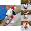 Weihnachts Snoopy Lotso Plüschtier mit Hut und Schal Design für Feiertagsdekoration