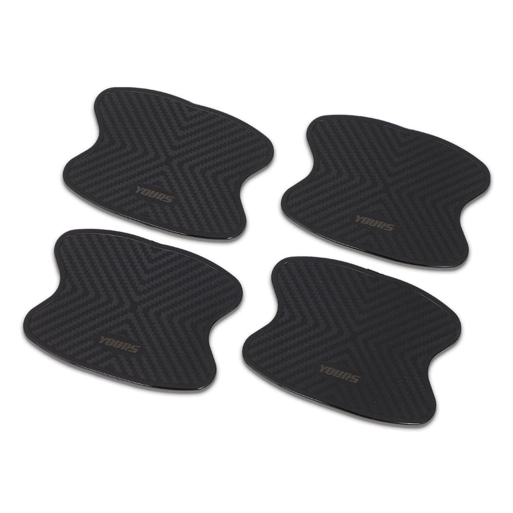 

YOURS Outlander Эксклюзивная защита дверей от царапин Защита двери Комплект из 4 штук [A] Черный Защита от царапин дверной ручки Эксклюзивный дизайн Легкая установка