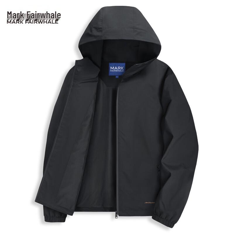 Mark Fairwhale Men's Hooded Windproof Casual Jacket