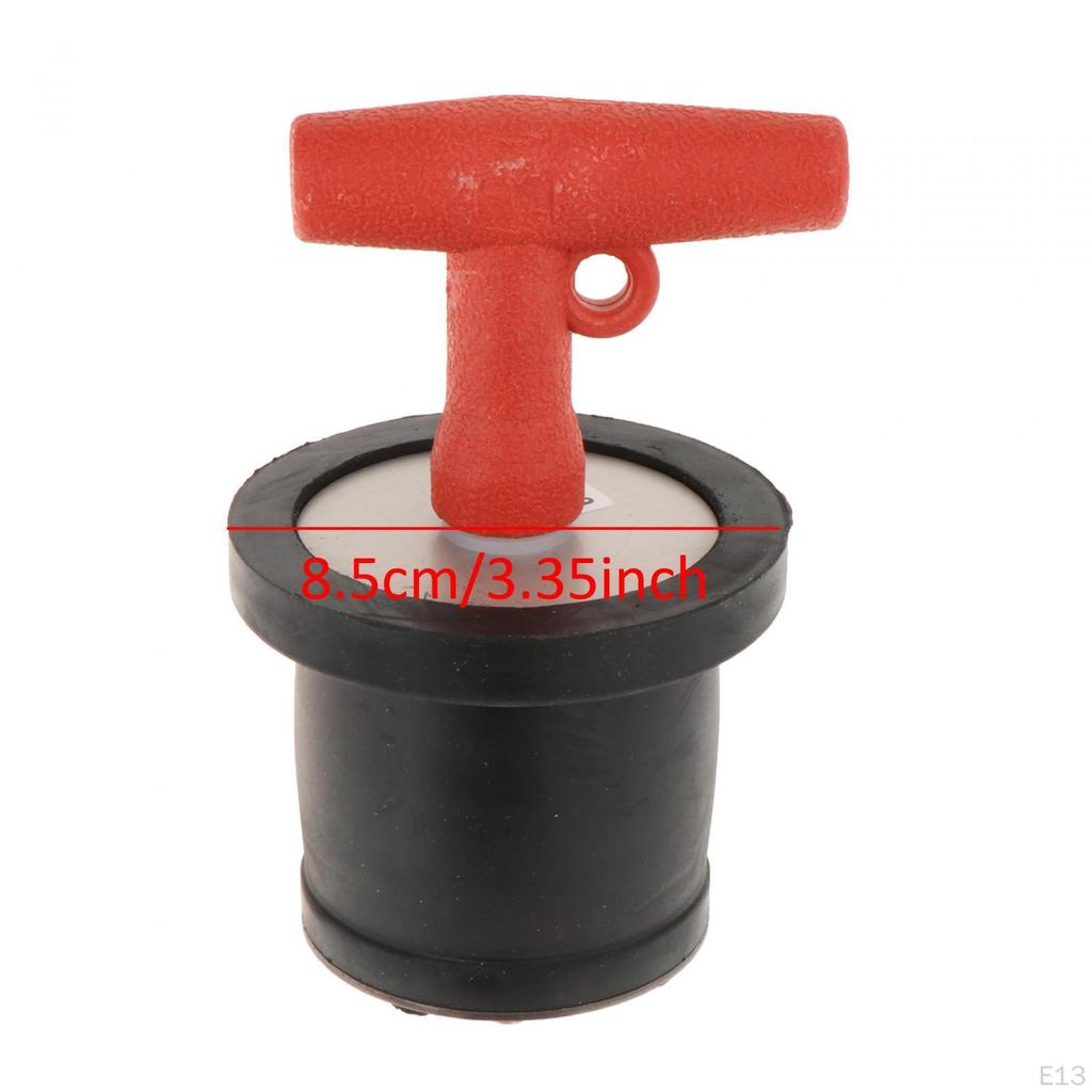 Tapón de drenaje de compresión para barco, manija en T, tubería, plomería, tapón de drenaje, expansión de goma