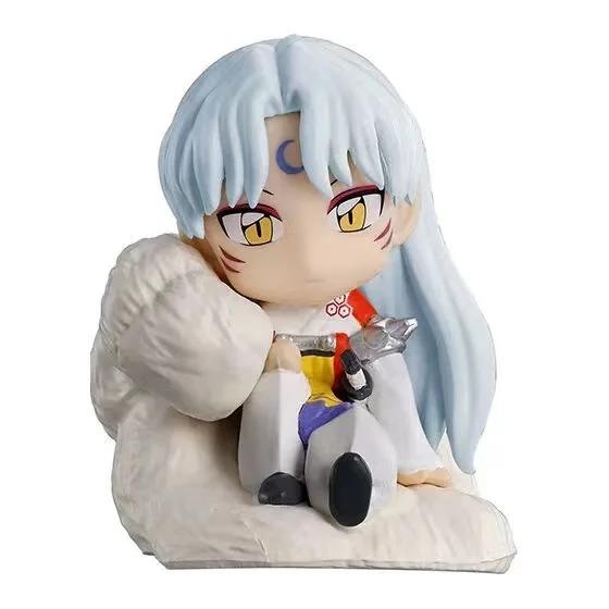 Japanese Genuine Gacha Scale Model Inuyasha A Character Doll Waiting in A Daze Sesshoumaru Decoration Action Figure Toys