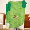 Artist K-kunomari Throw Flannel Throw Blanket, Lightweight Cozy, Durable Washable Cute Cool