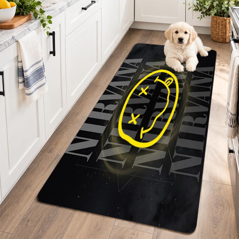 Flannel Kitchen Mat Nirvana Soft Area Rug Non Slip Floor Carpet Home Decoration