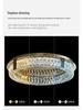 Luxury Modern Crystal Ceiling Light – Atmospheric Round Design for Living Room or Bedroom (2025 Edition)