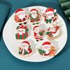 8 Styles Pretty Santa Claus Collection Brooches Candy Canes Wreath Sleigh Reindeer Tree Father Christmas Lapel Pins Xmas Gift