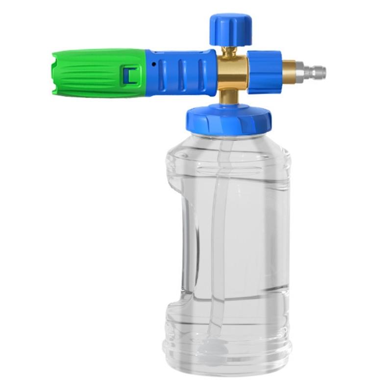 Soap Dispenser Wide Mouth Foam Cannons for Pressure Washer Thick Snow Foam Lances for Car Washing 1/4In Quick Connector
