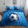 Kids Duvet Cover Digger Excavator Children's Bedding Set,Boys 3D Print Microfibre Kid Digger Duvet Cover with Pillowcase 50x75cm