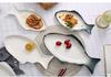 Nordic Ceramic Fish Dinner Plate - Creative Vegetable & Fish Serving Dish for Household Use