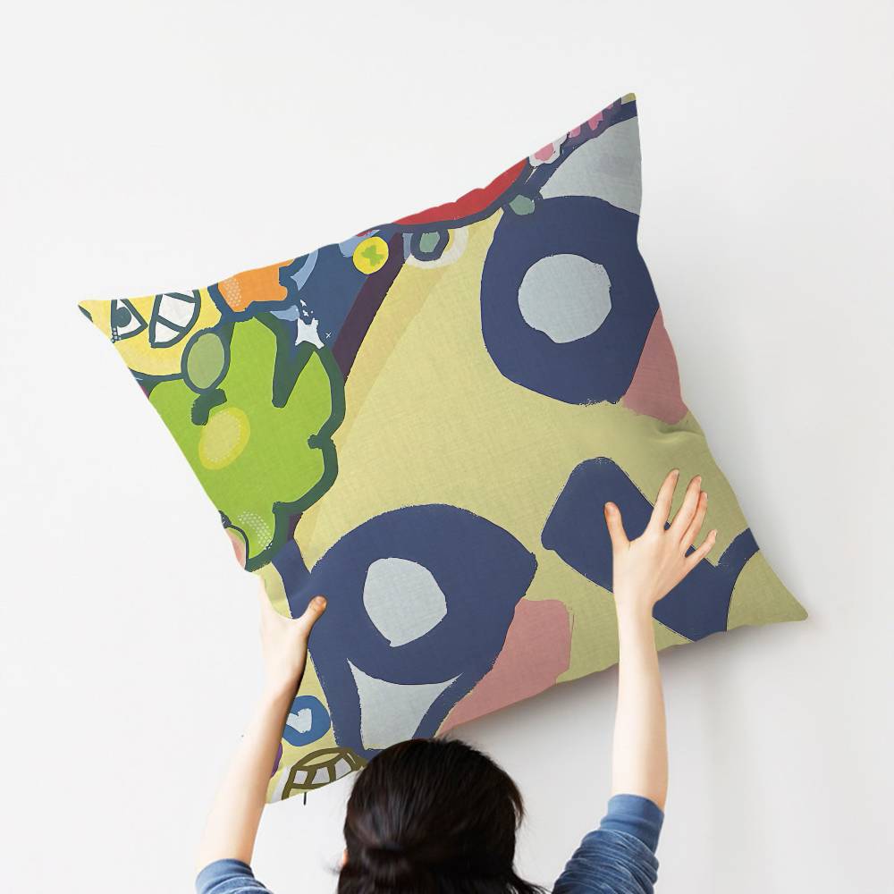 T-tamagotchi-M-ametchiS-kawaii Cushion Cover Polyester Sofa Cushions Decorative Throw Pillows Home Decoration Pillowcover