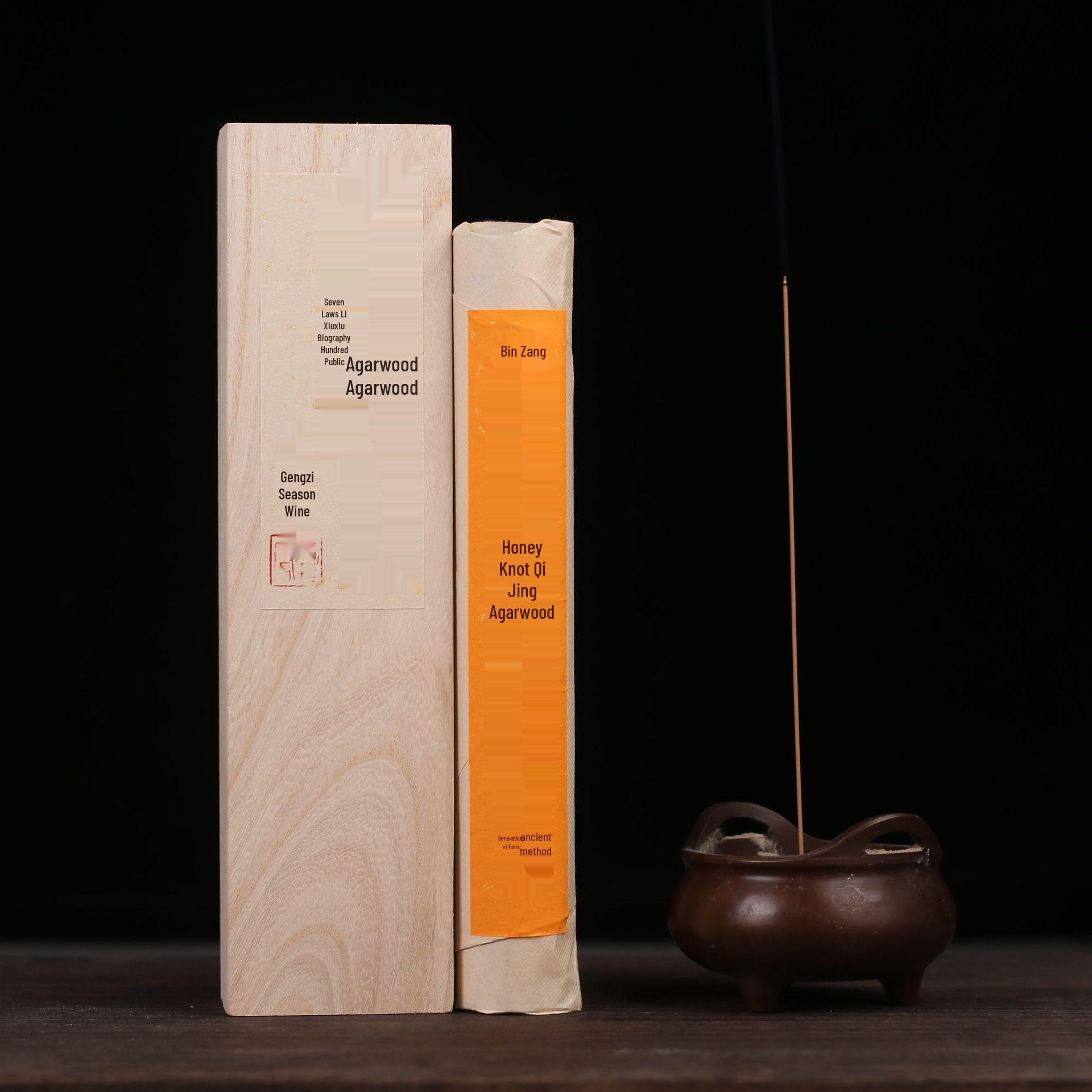 Premium Honey Knot Agarwood Incense Sticks 100g – Ideal for Bedroom and Home Use