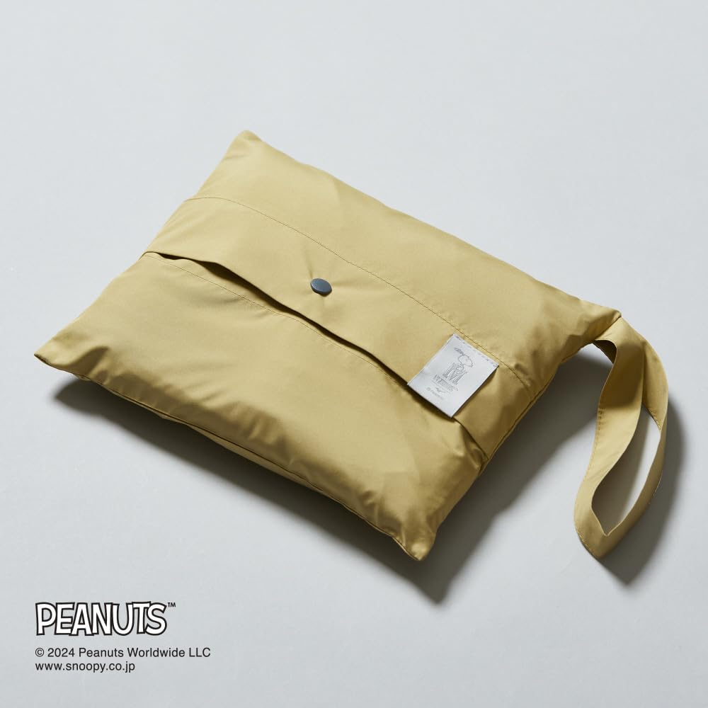 Mizuno PEANUTS Compact Olive Water-Repellent Jacket, Snoopy, B2MEBY03, Men's,