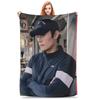 Lee Byung Hun Actor Blanket Multi-function Flannel Sofa Throw Blanket for Home Bedroom Travel Throws Bedspread Quilt