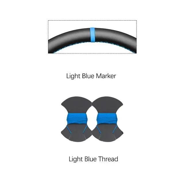 Black Artifcial Carbon Fiber Leather Car Steering Wheel Cover for Mitsubishi Lancer 10 EVO Evolution 2008-2014
