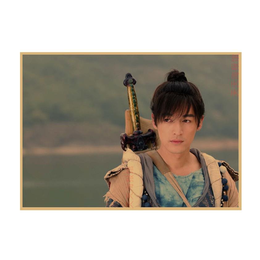 

Chinese Paladin Retro Mural - Liu Yifei, Hu Ge, Yang Mi Poster on Kraft Paper 29.7X42cm (A3 size)