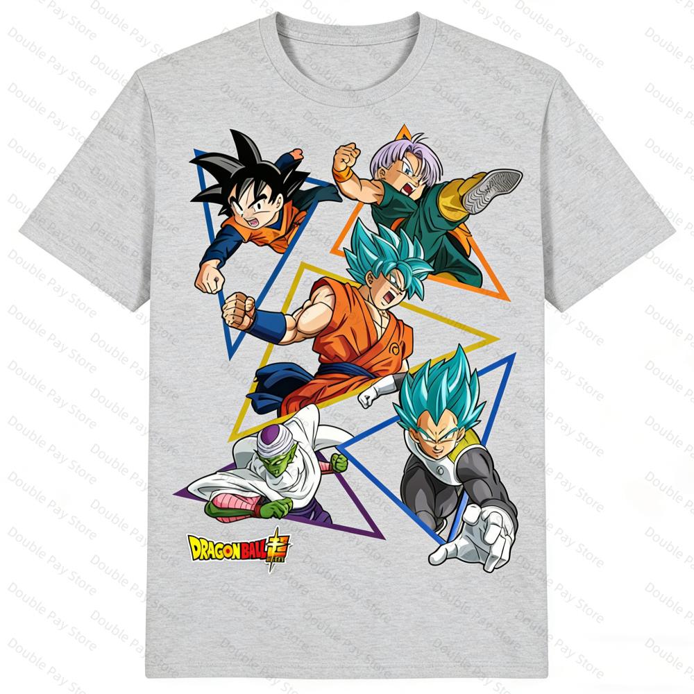 

Dragon Ball 2026 Summer Son Goku 3D Printed Casual Sports Fitness Unisexs Tshirt Vintage Harajuku Neutral kids Tshirt Women Tops S