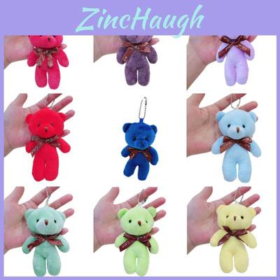 Cute Teddy Bear Plush Keychain Pendant Wholesale Gift