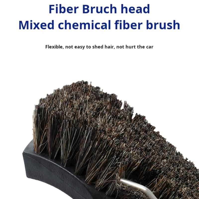 Automotive Detailing Brush With Soft Bristles Ideal For Seats Vents And Hard To Reach Areas Car Interior Cleaning Brush