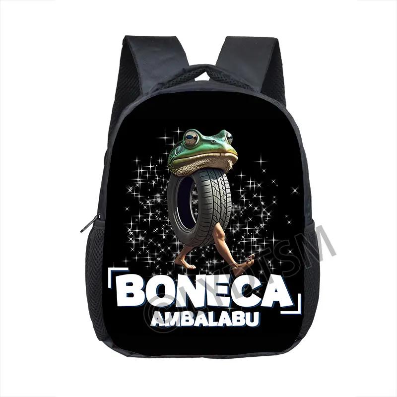 Kids Baby Cartoon School Bags 16inch Funny Italian Brainrot Small Backpack for 5-10 Years Old Tralalero Tralala Children Bookbag