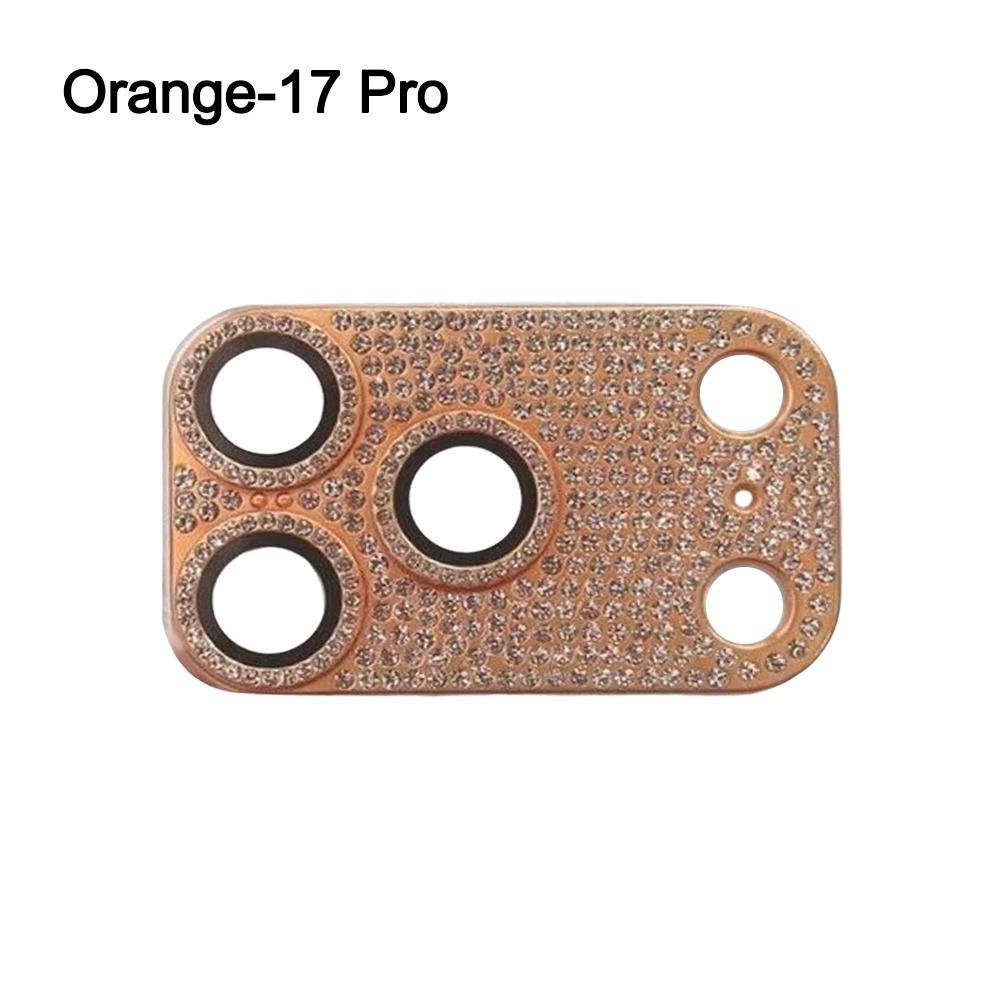 Hollow out Diamond Encrusted Lens Protector for iPhone 17Pro/17 Pro Max Phone Accessories