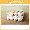 Fashion Bee Children's Shoes Embroidered Lace Casual Shoes With Round Toe And Rubber Sole