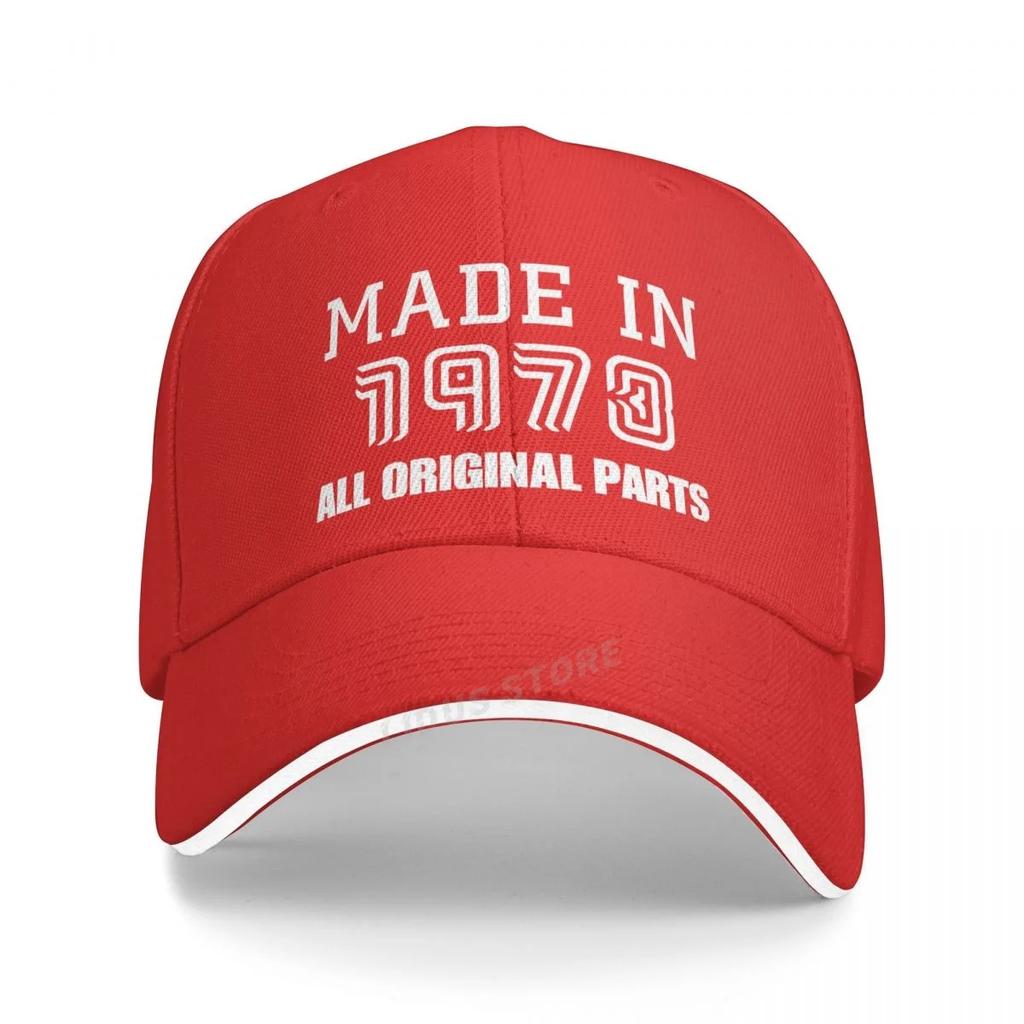 Made In 1973 Baseball Caps Adjustable Fashion Unisex Hats Cool Birthday Gift 1973 Cap