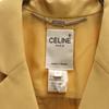 CELINE Made in France Long sleeve one piece 36 Yellow With belt loop Women Used