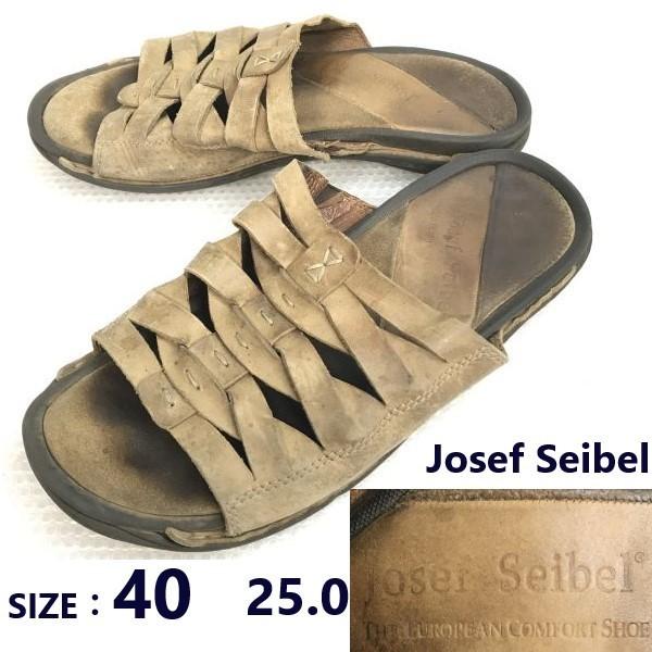 

Josef Seibel comfort sandals brown 40 / 25.0 men s & women s German shoes
