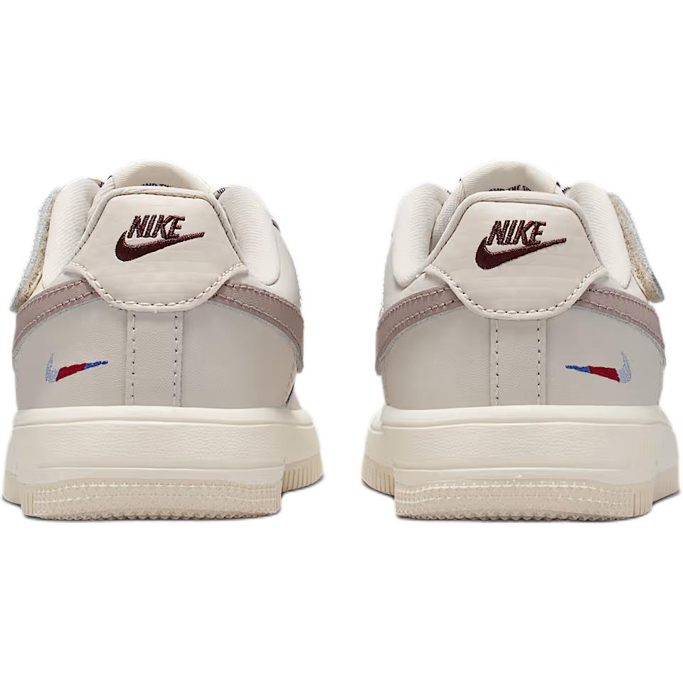 Nike Force 1 Low LV8 EasyOn PS Light Orewood Brown Burgundy Crush Kids Sneakers Grey Comet-Blue Malt IH4496-100