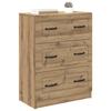 Drawer Chest Artisan Oak 66 x 34.5 x 87 cm Particleboard