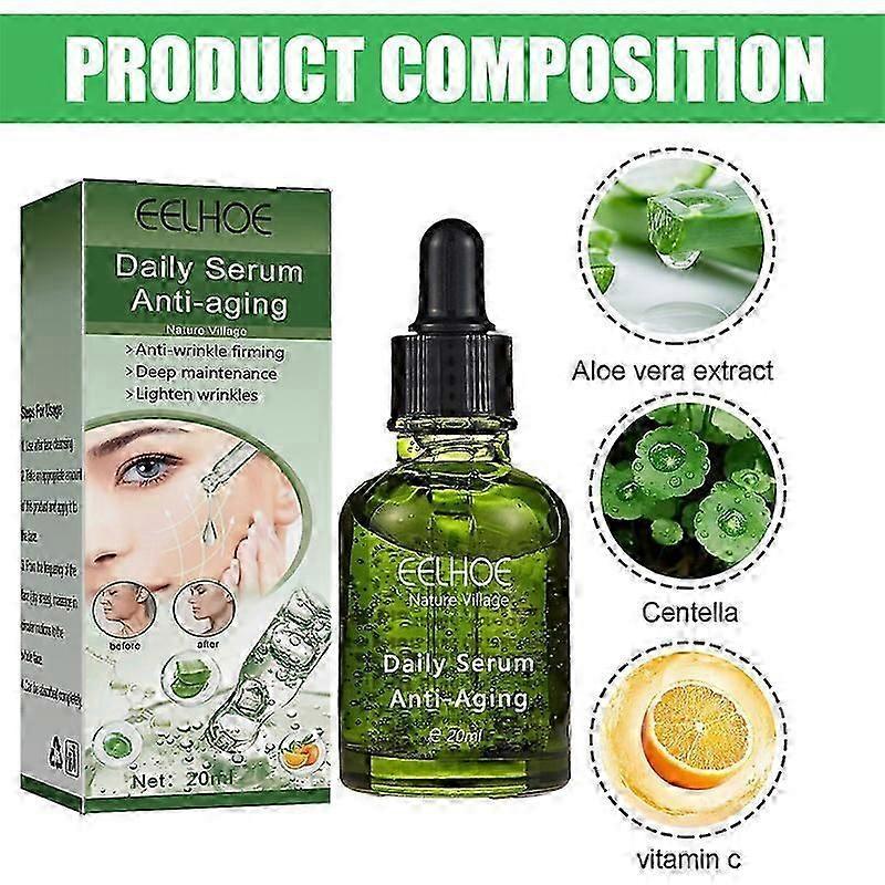 1-3pcs 20ml Deep Anti-wrinkle Serum, Anti-aging Daily Serum,anti-wrinkle Serum, Deep Anti-wrinkle And Anti-aging Serum