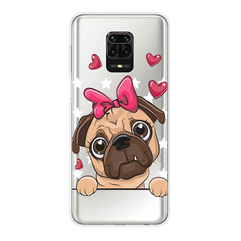 

Силиконовый чехол с милым мопсом для Xiaomi Redmi Note 10 10S 9 9S Pro Max 9T 8T 8 7 6 5 Pro 5A 4X4, чехол для телефона Redmi Note4(32 64GB)