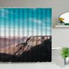 Forest Pathway Print Water-Resistant And Mildew-Resistant Shower Curtain With Nature-Inspired Design For Serene Bathroom Decor